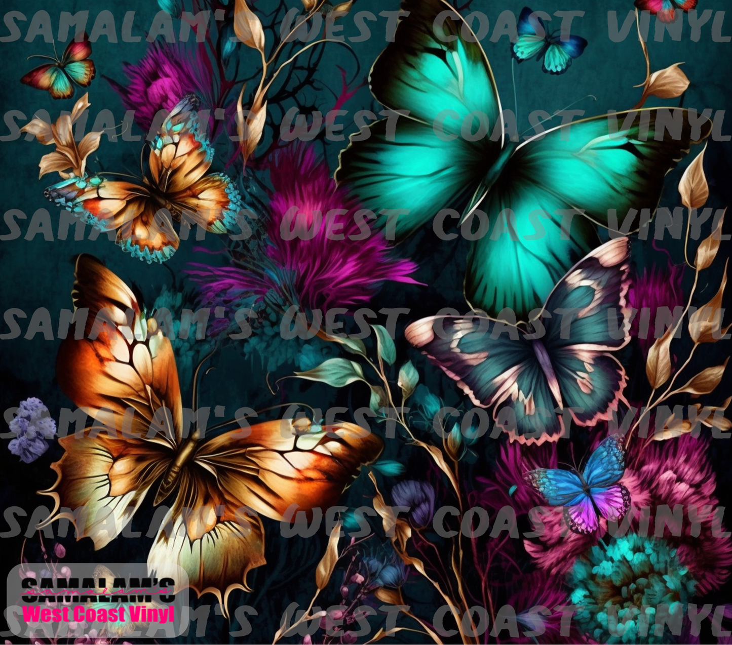 Butterflies 2 - Tumbler Wrap