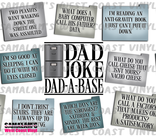 Dad Joke - Dad-a-Base - Tumbler Wrap