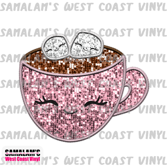 Embroidery - Hot Chocolate - Clear Cast Decal