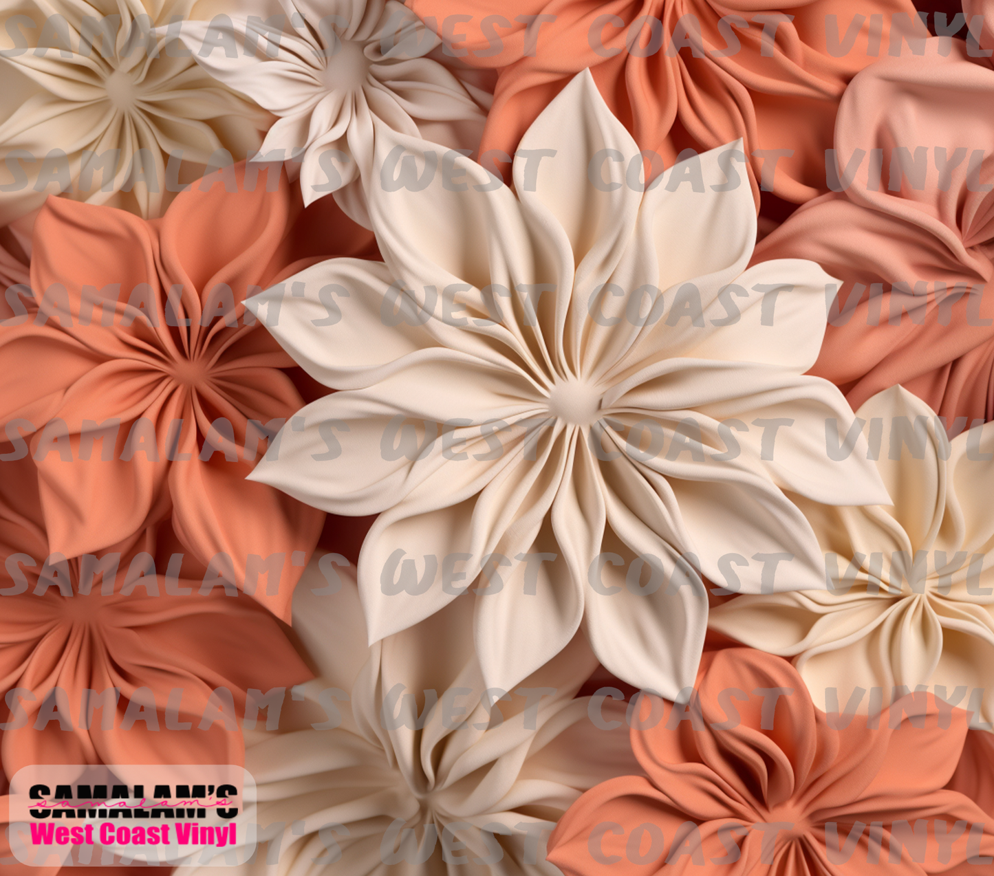Flowers 3D - 9 - Tumbler Wrap