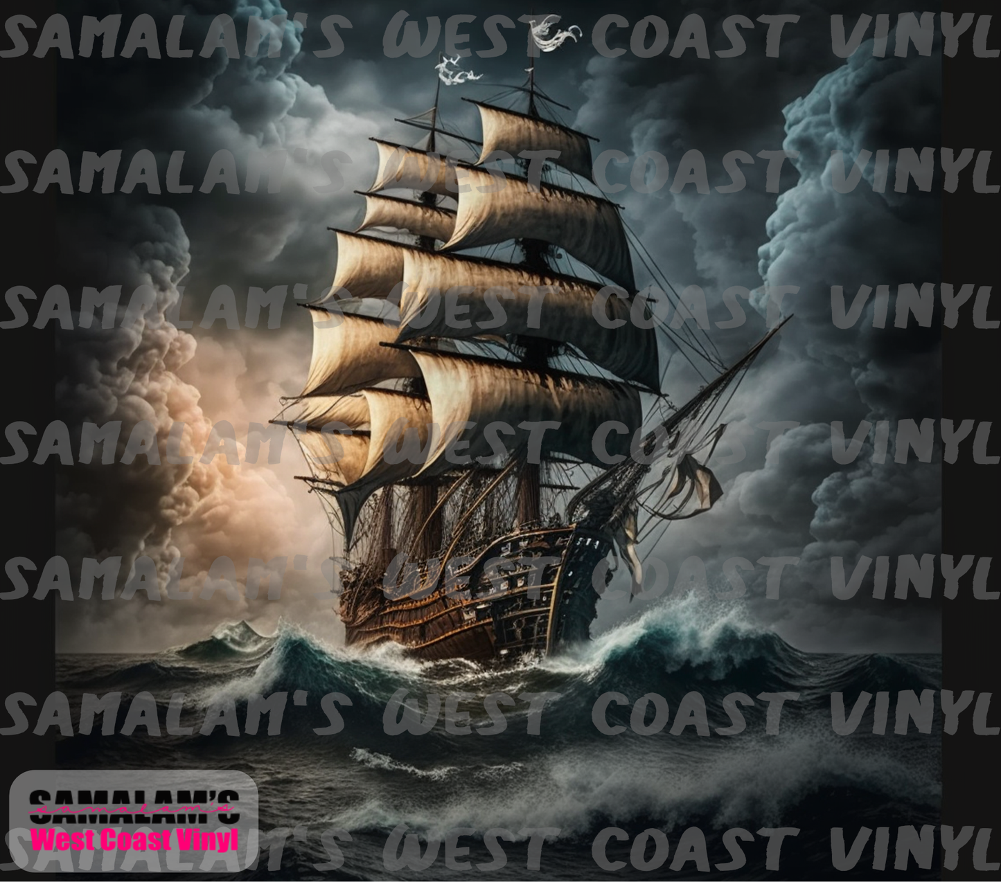 Pirate Ship - Tumbler Wrap