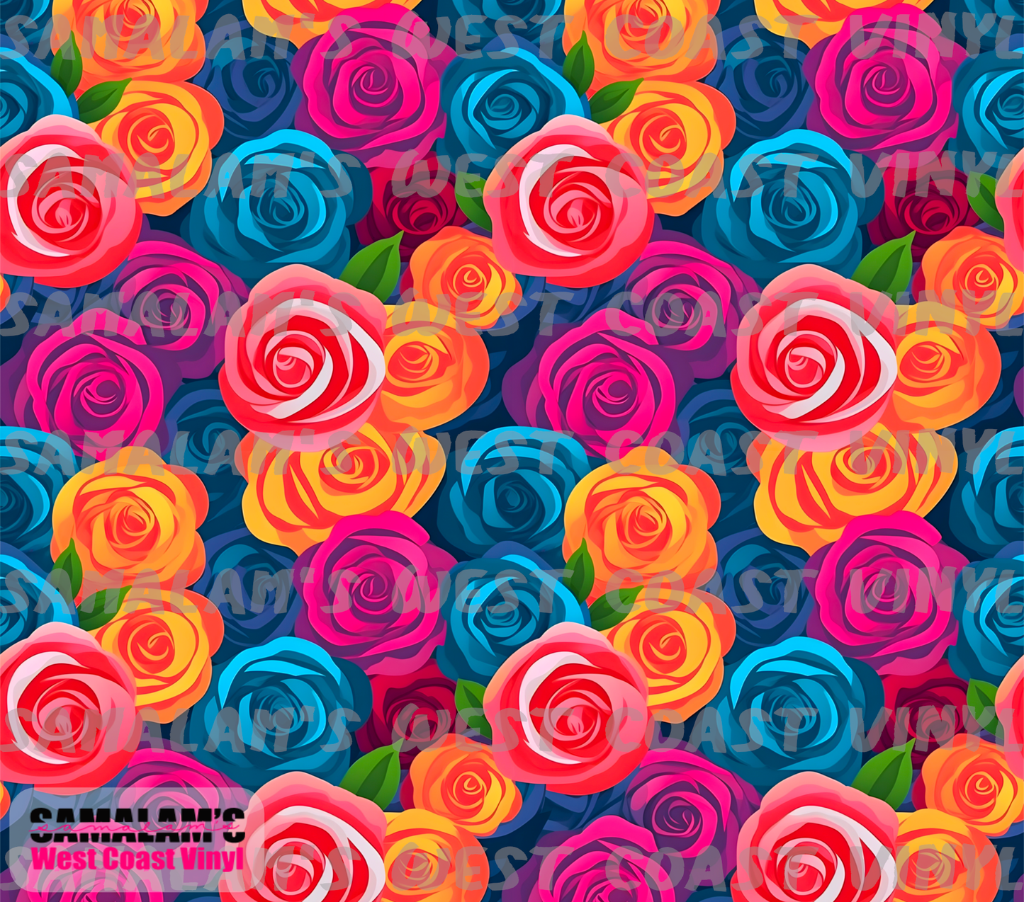 Rainbow Roses - Tumbler Wrap
