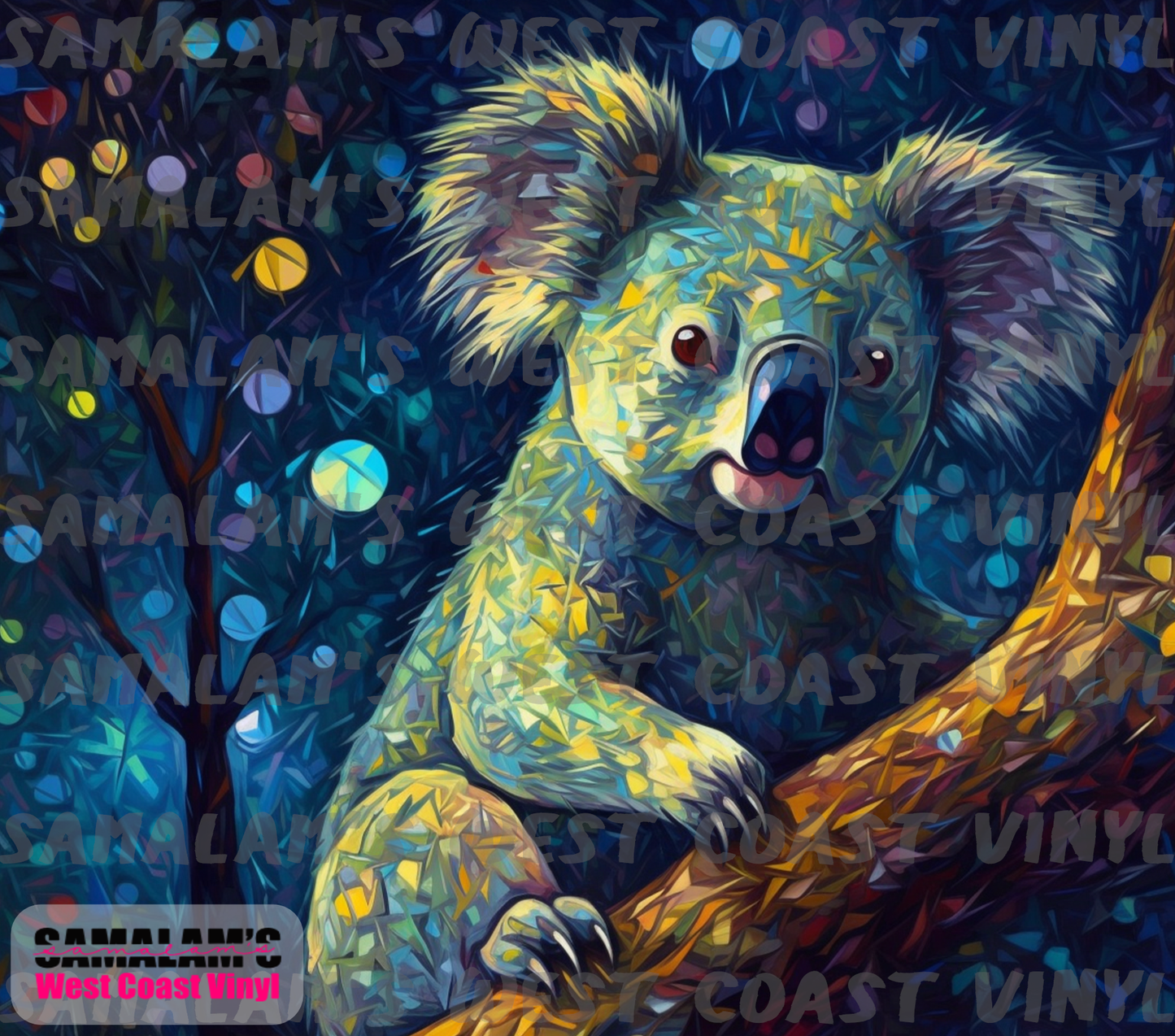 Starry Sky - Koala - Tumbler Wrap