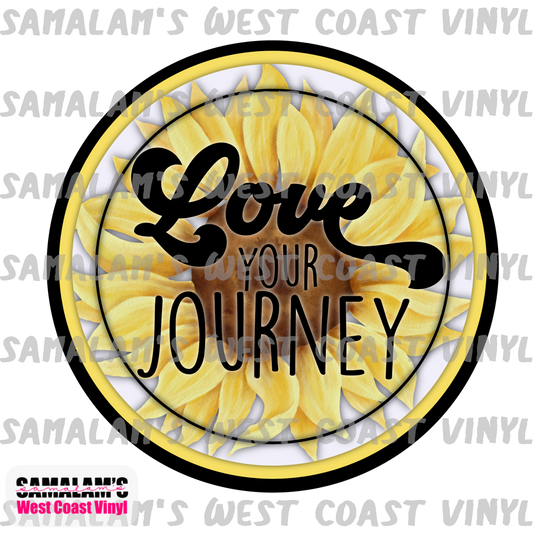 Love Your Journey - Clear Cast Decal