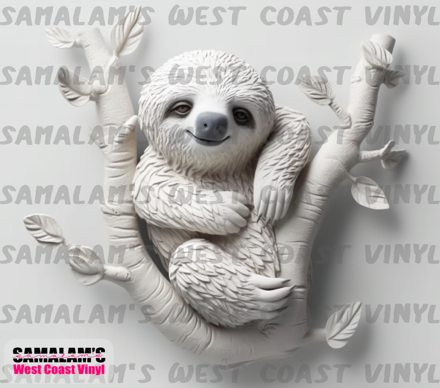 Sloth 3D - 5 - Tumbler Wrap