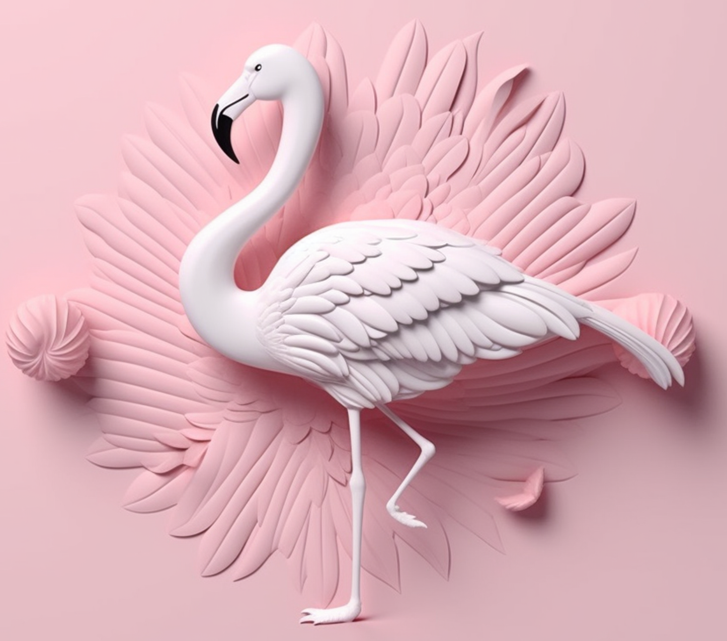 Flamingo - 3D - 6 - Tumbler Wrap