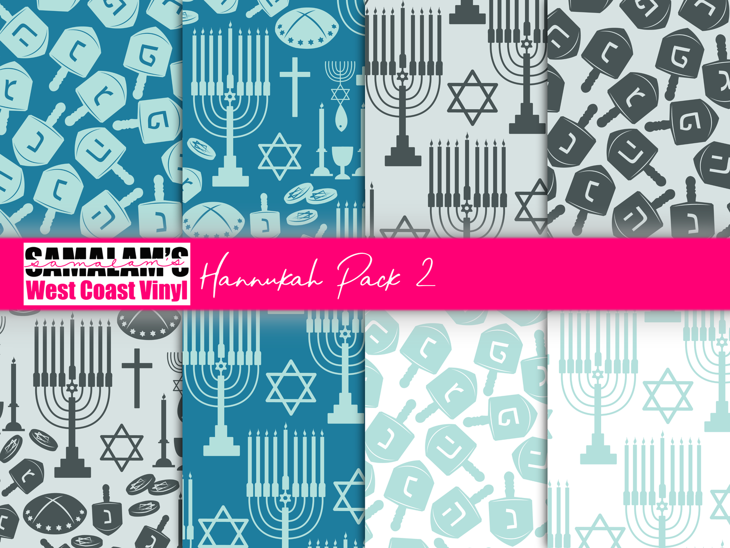 Hannukah - Pack 2 (Seamless)