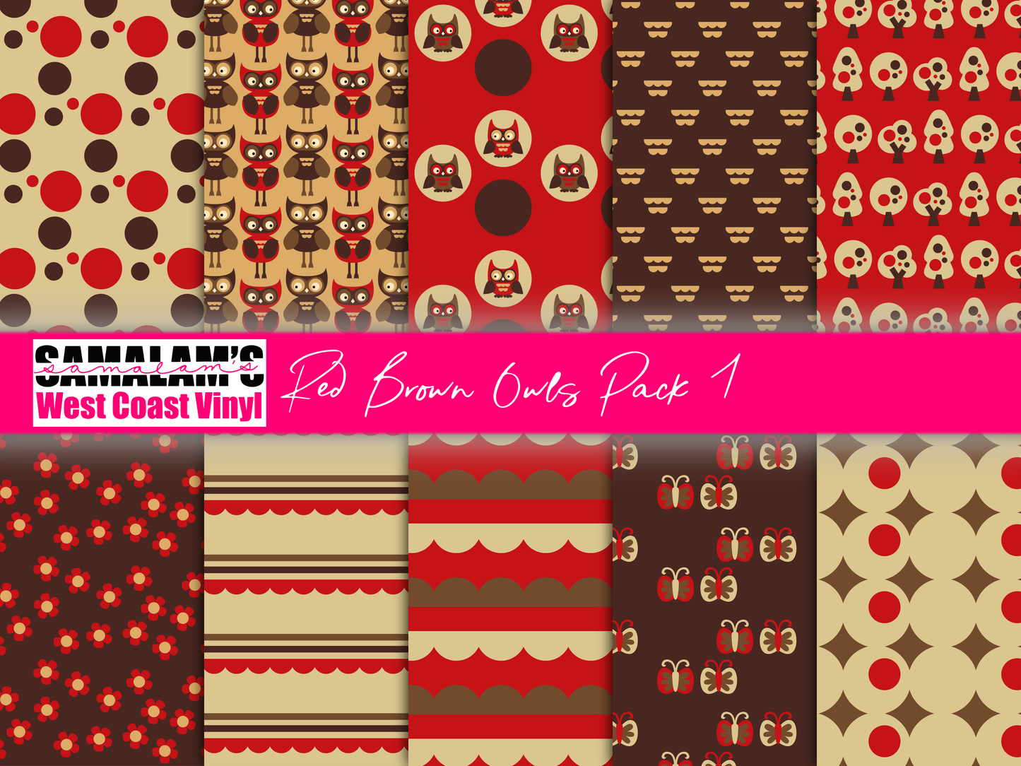 Red Brown Owl - Pack 2