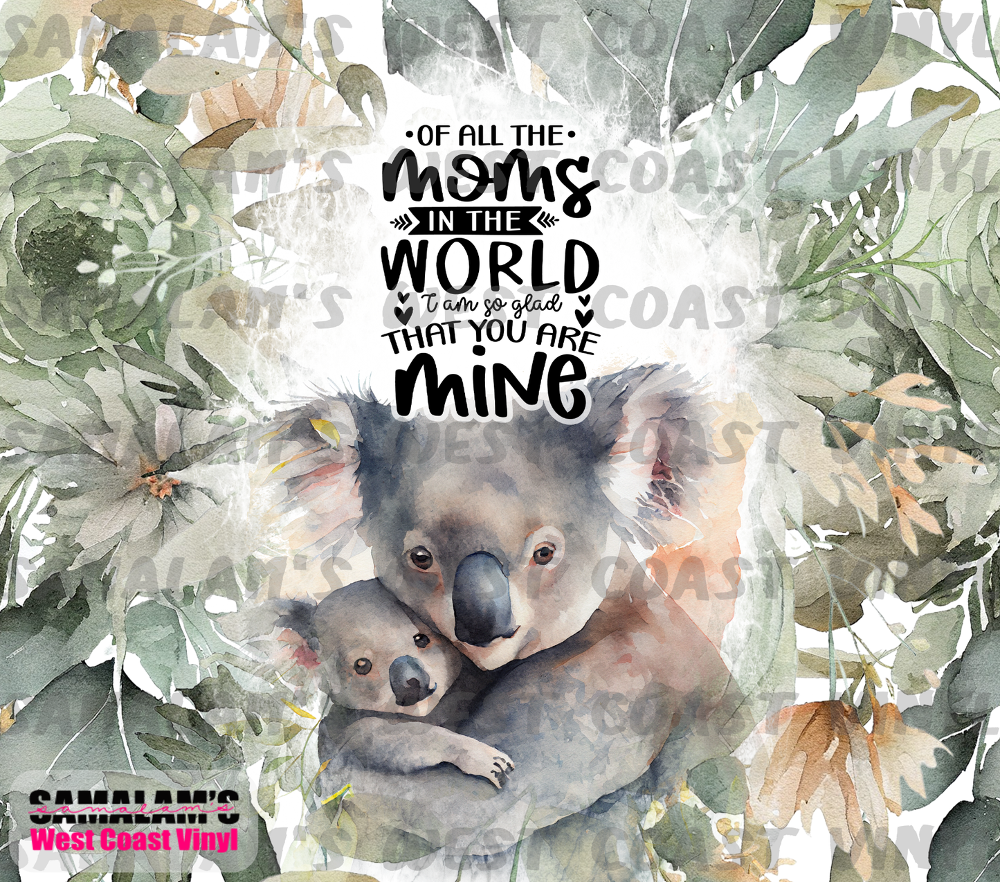 Mother's Day - Koala - Tumbler Wrap