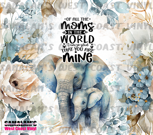Mother's Day - Elephant - Tumbler Wrap
