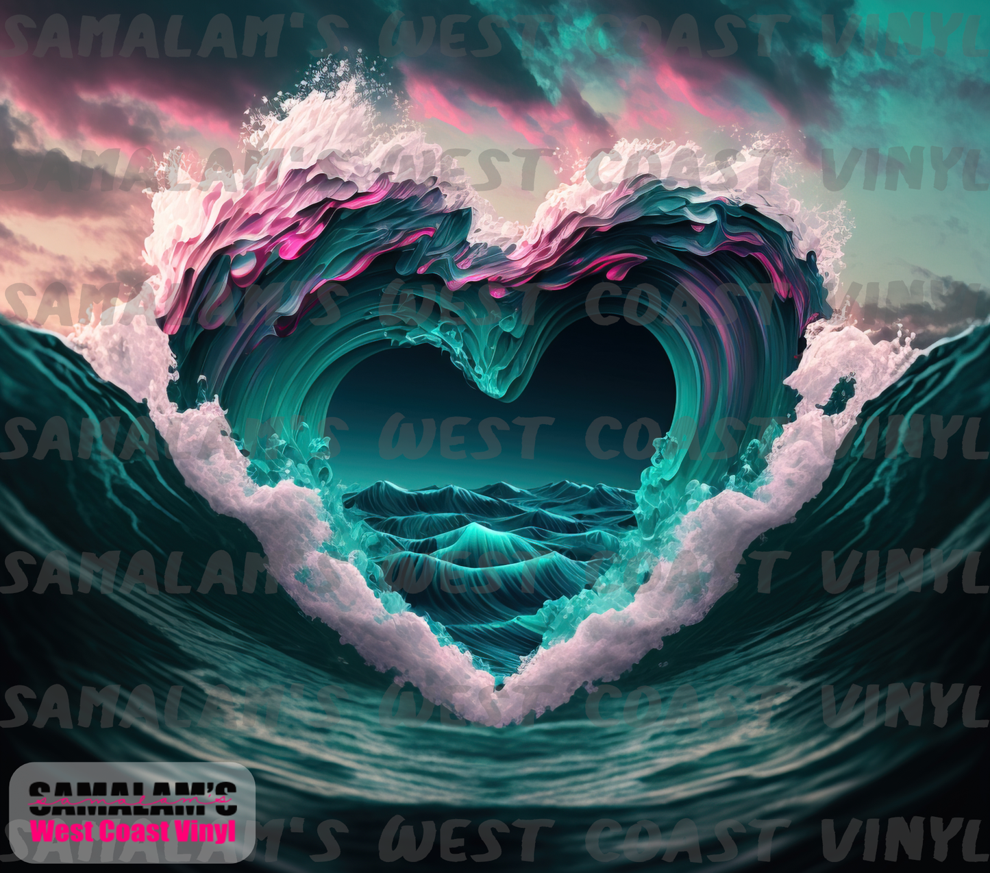 Fantasy Ocean of Love - 11 (Not Seamless) - Tumbler Wrap