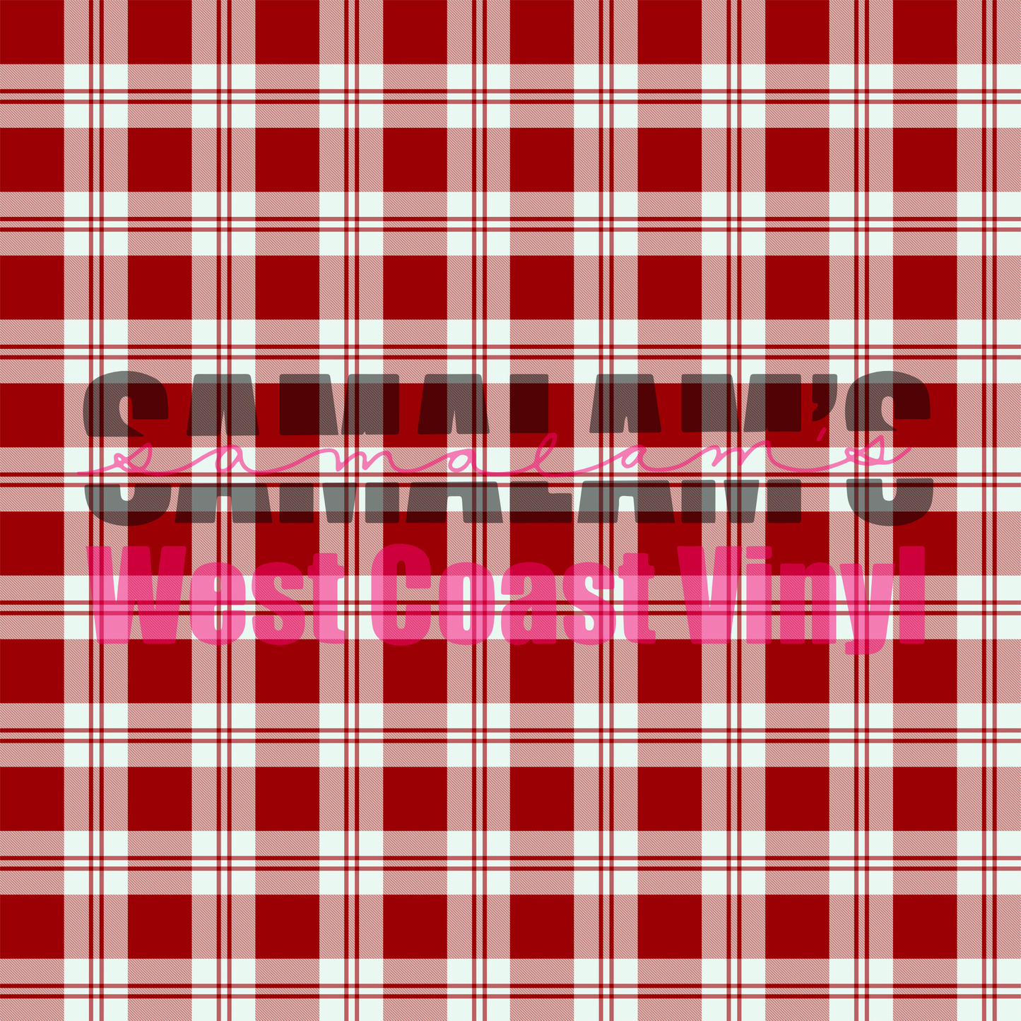Red Plaid - Pack 1