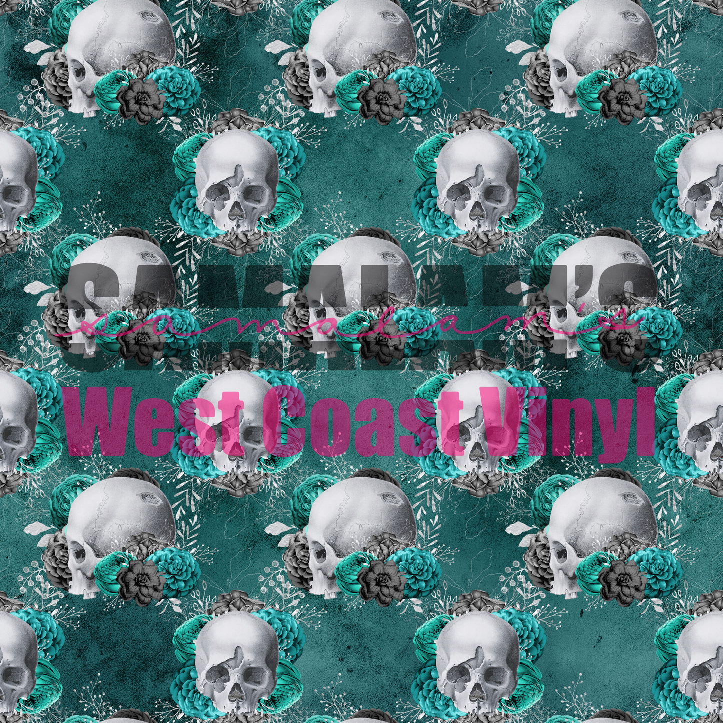 Skulls - Pack 8 (Seamless)