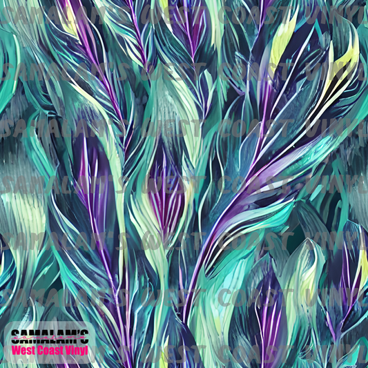 Abstract Feathers (Seamless)