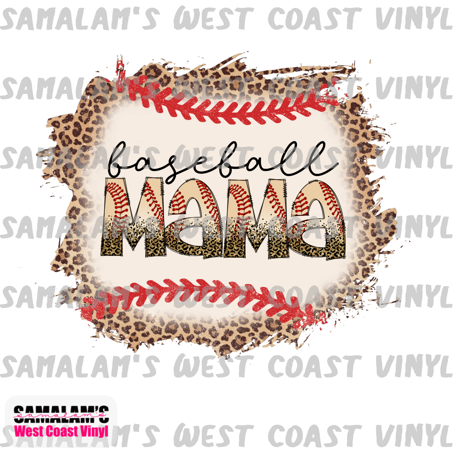 Baseball Mama - Sublimation Transfer