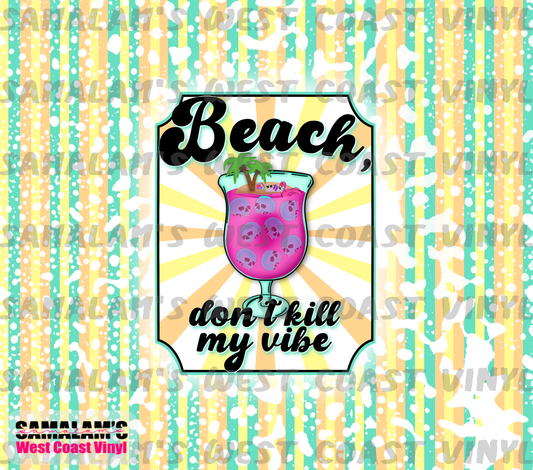 Beach Vibe - Tumbler Wrap