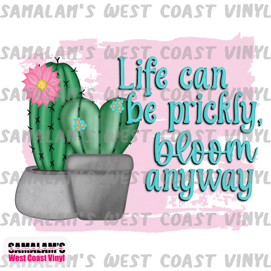 Bloom Anyway - Clear Cast Decal