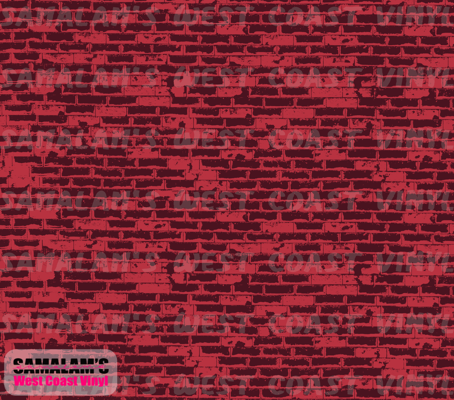 Brick (Red) - Tumbler Wrap