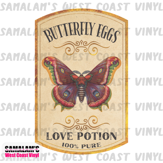 Apothecary Witch - Butterfly Eggs - Sublimation Transfer