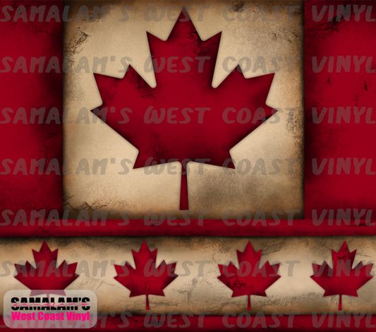 Canadian Flag - Tumbler Wrap