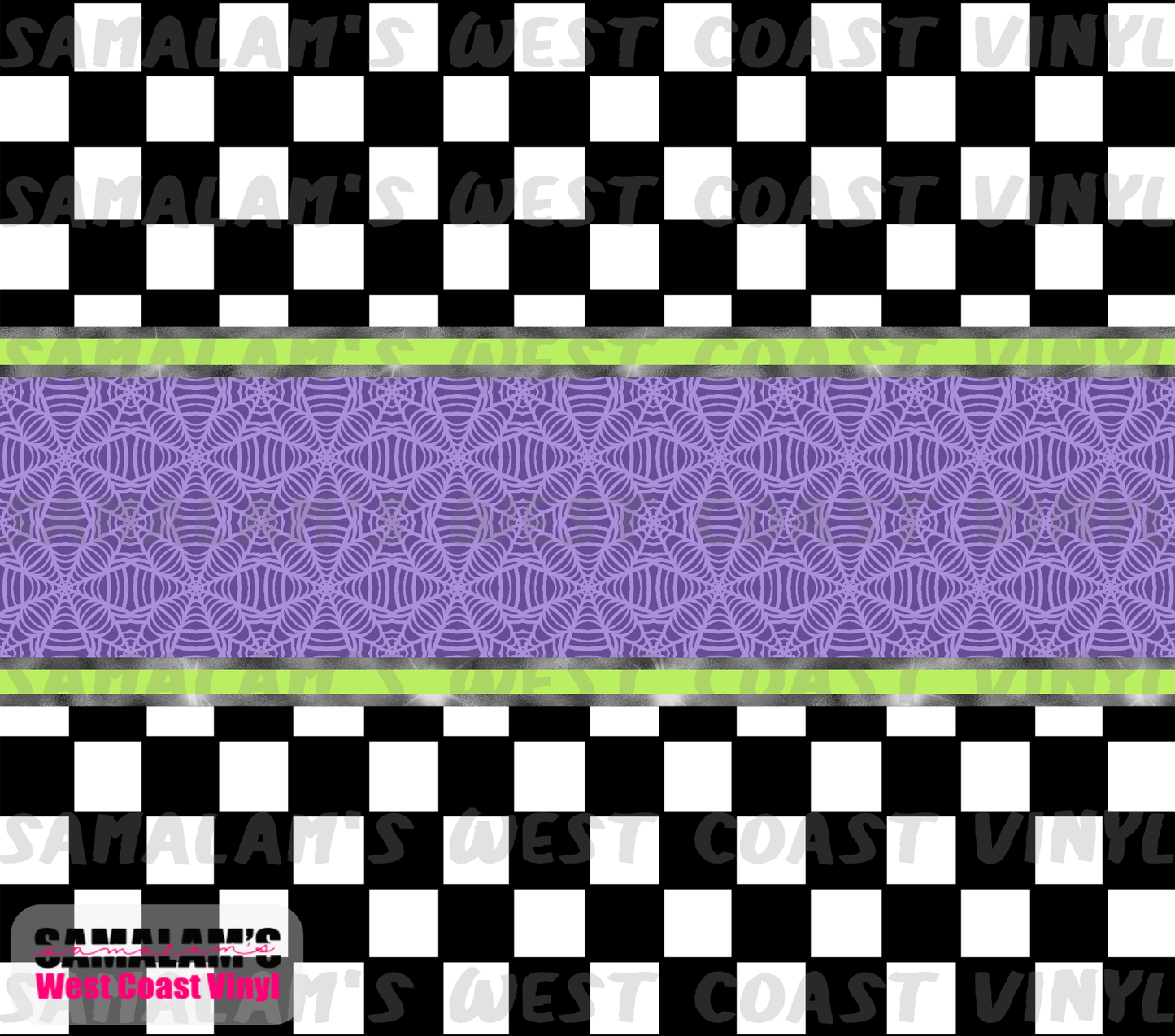 Checkered Web - Tumbler Wrap