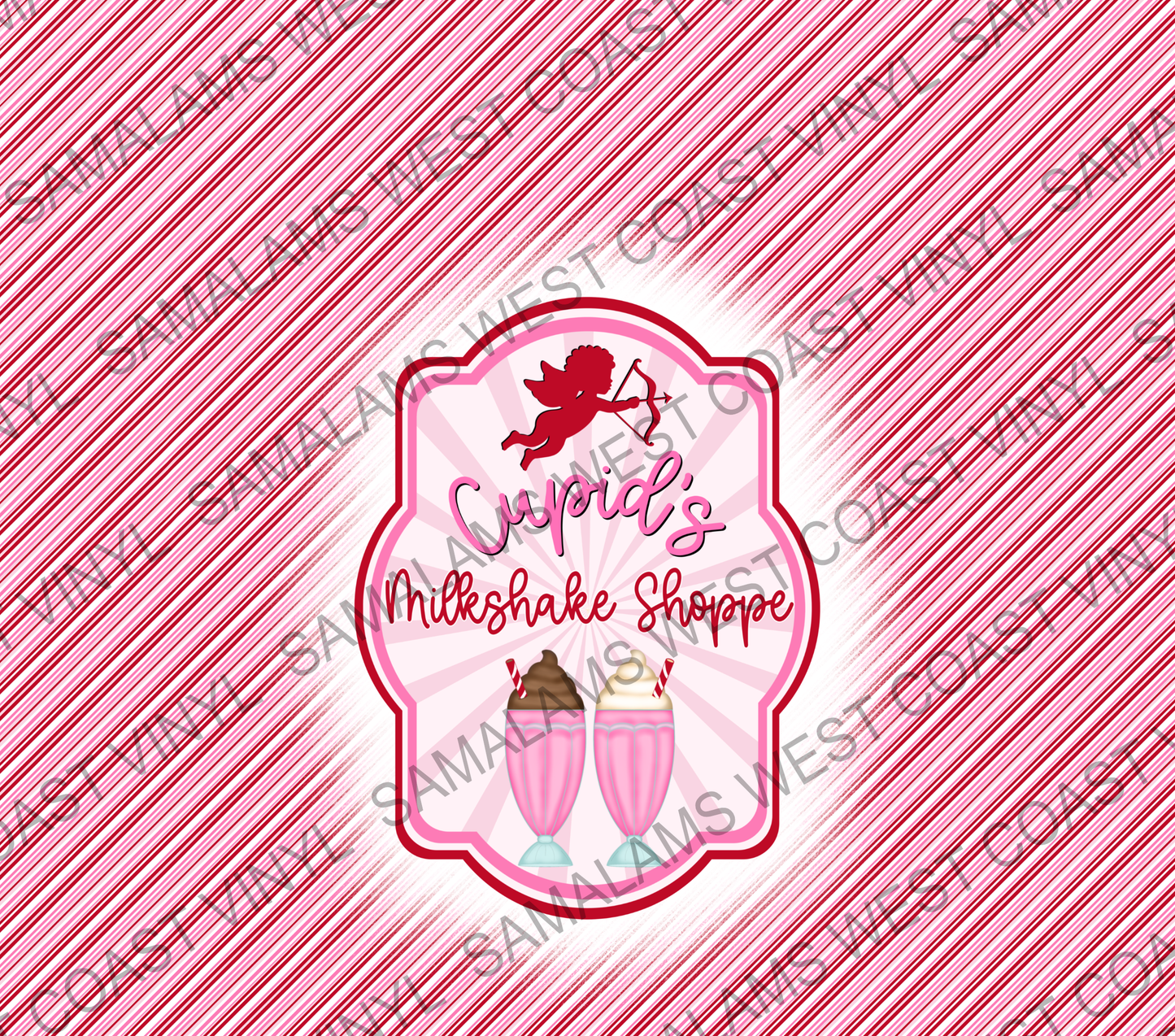Cupid's Milkshake Shoppe 2 - Tumbler Wrap