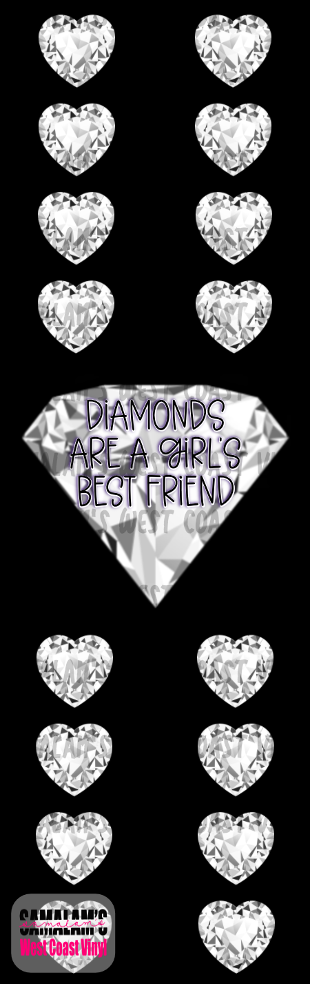 Diamonds are a Girls BF - Pen Wrap