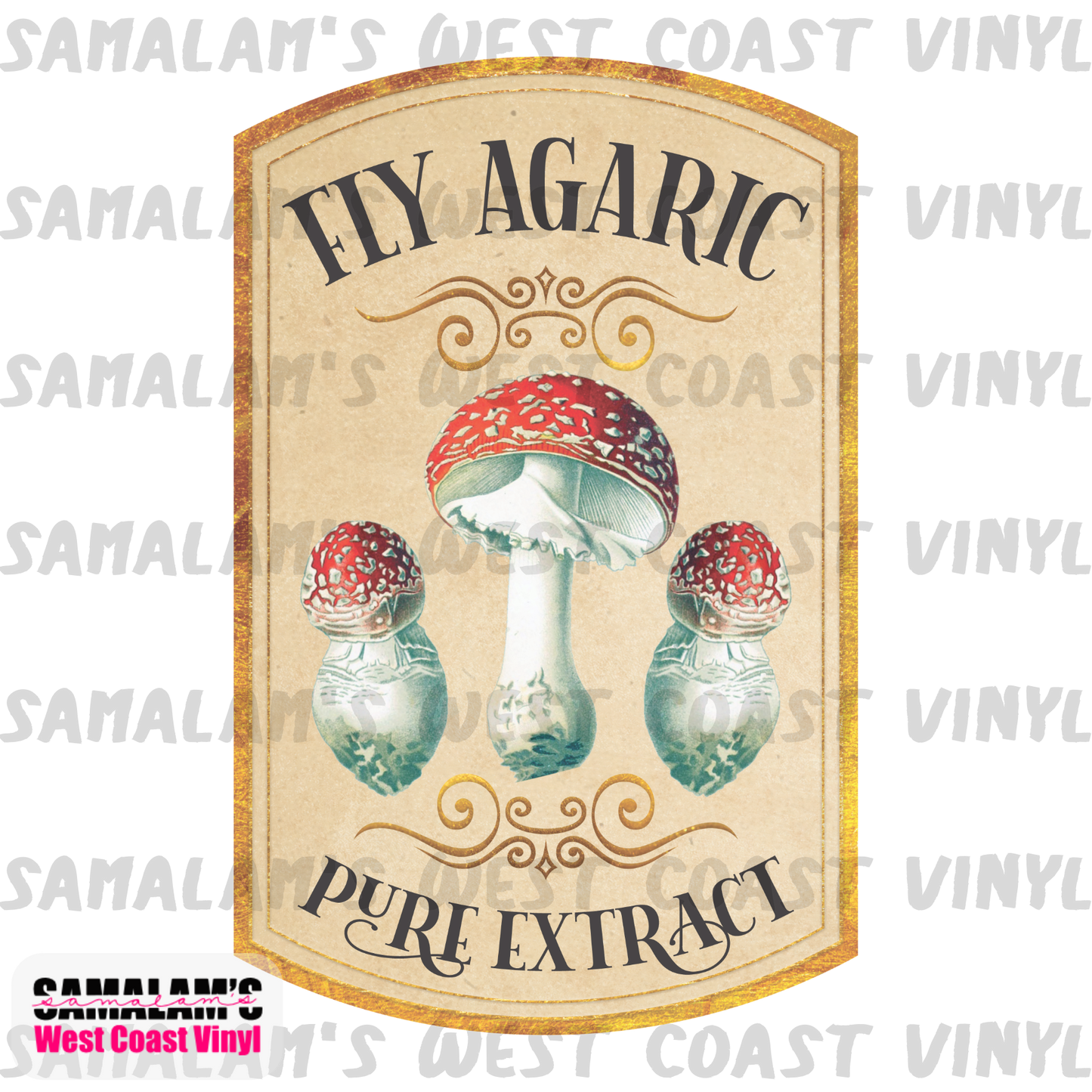 Apothecary Witch - Fly Agaric - Sublimation Transfer