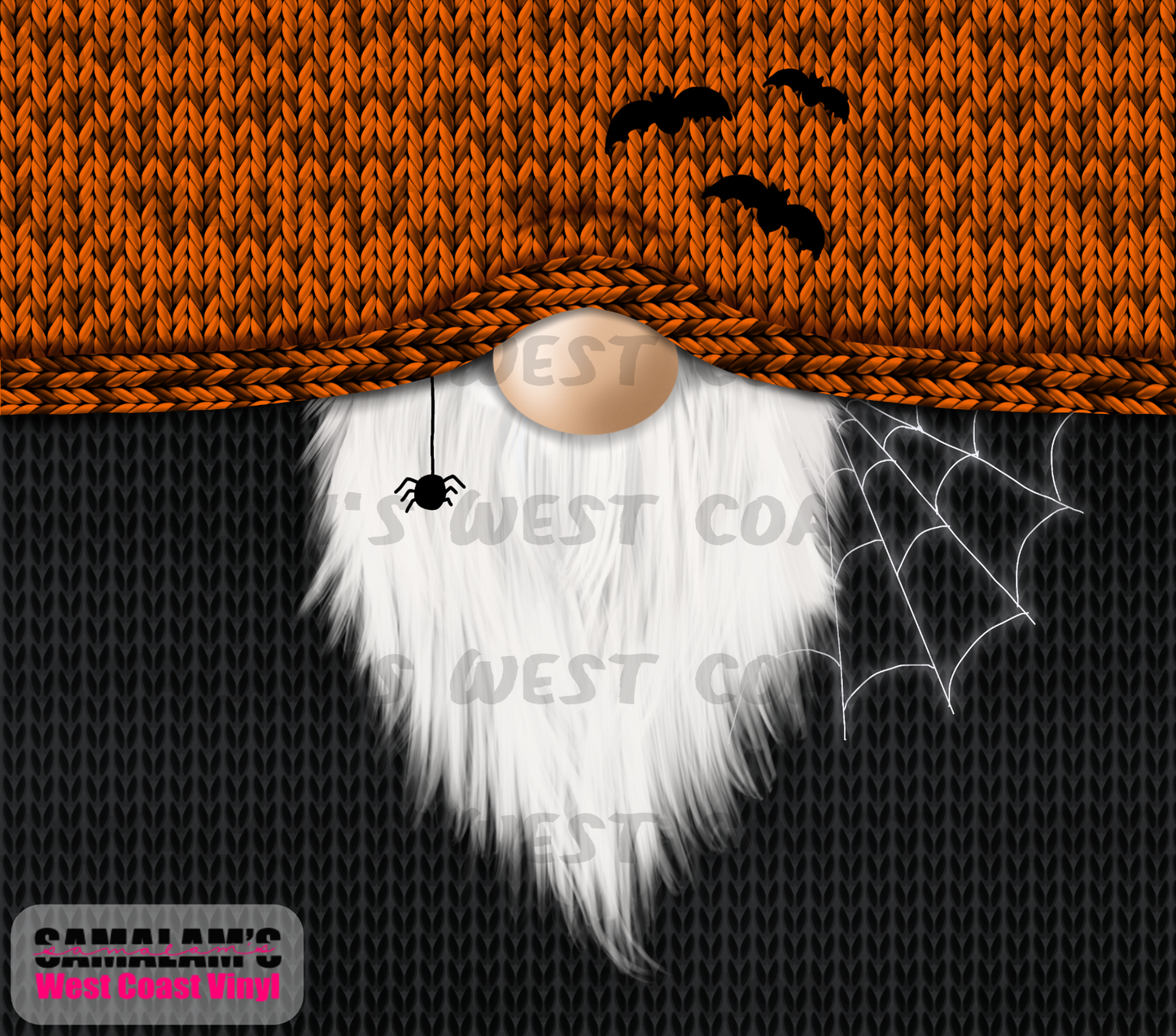 Halloween Bearded Gnome - Tumbler Wrap