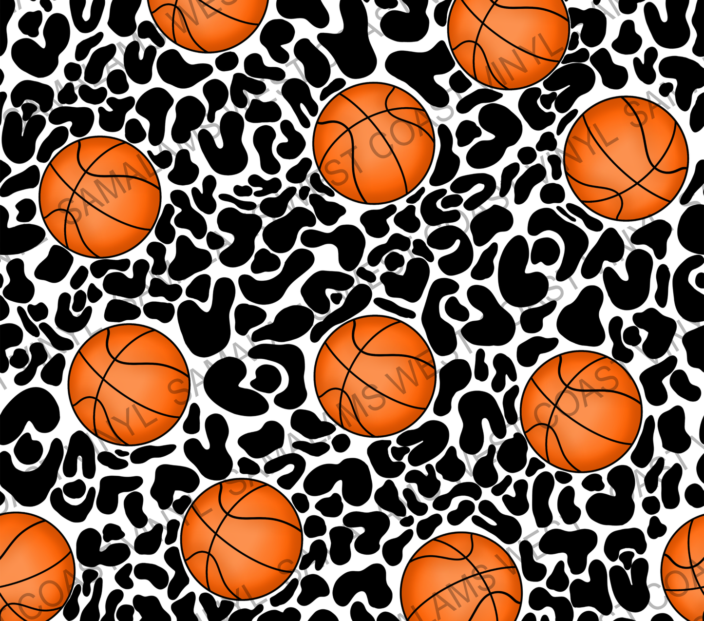 Leopard Basketball - Tumbler Wrap