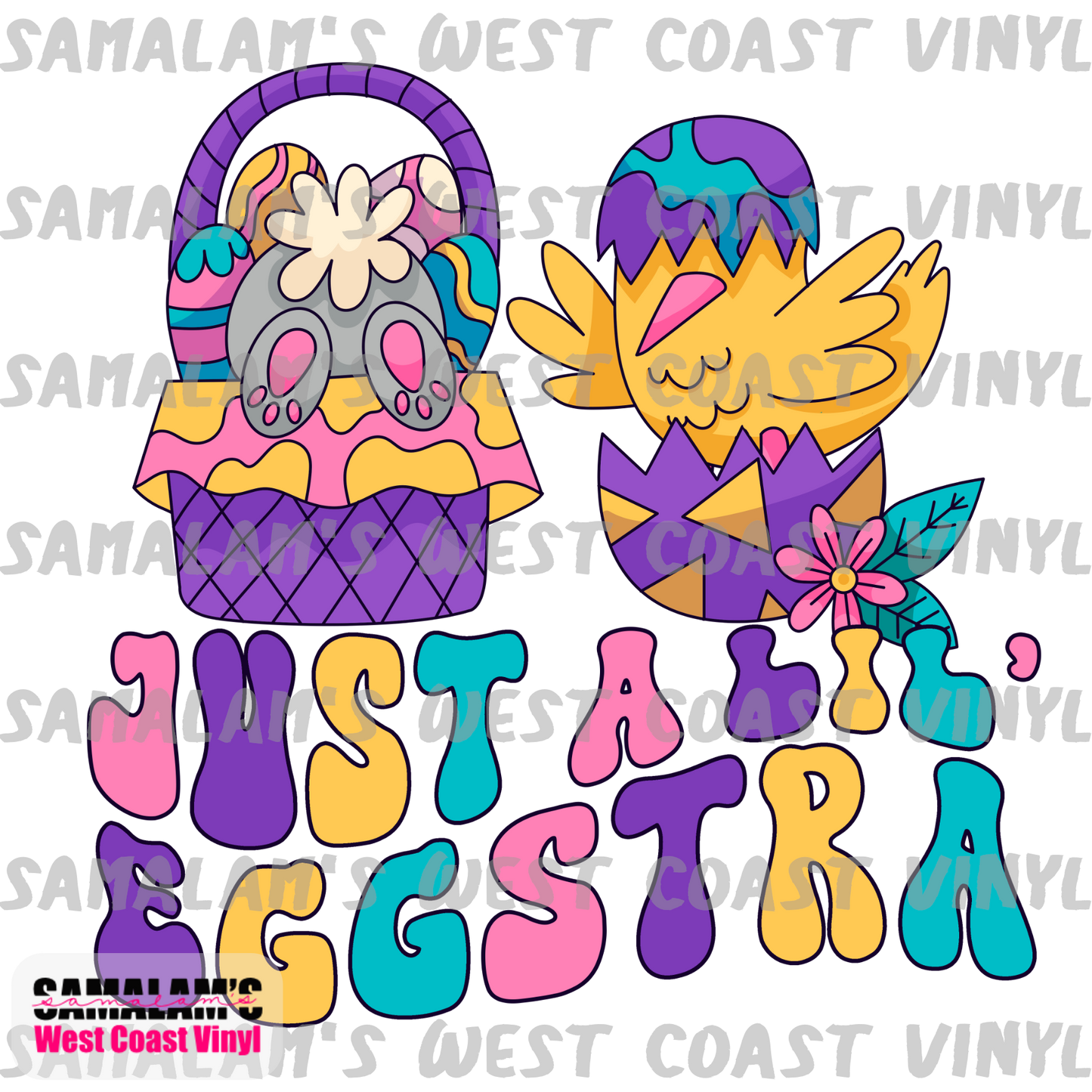 Lil Eggstra - Sublimation Transfer