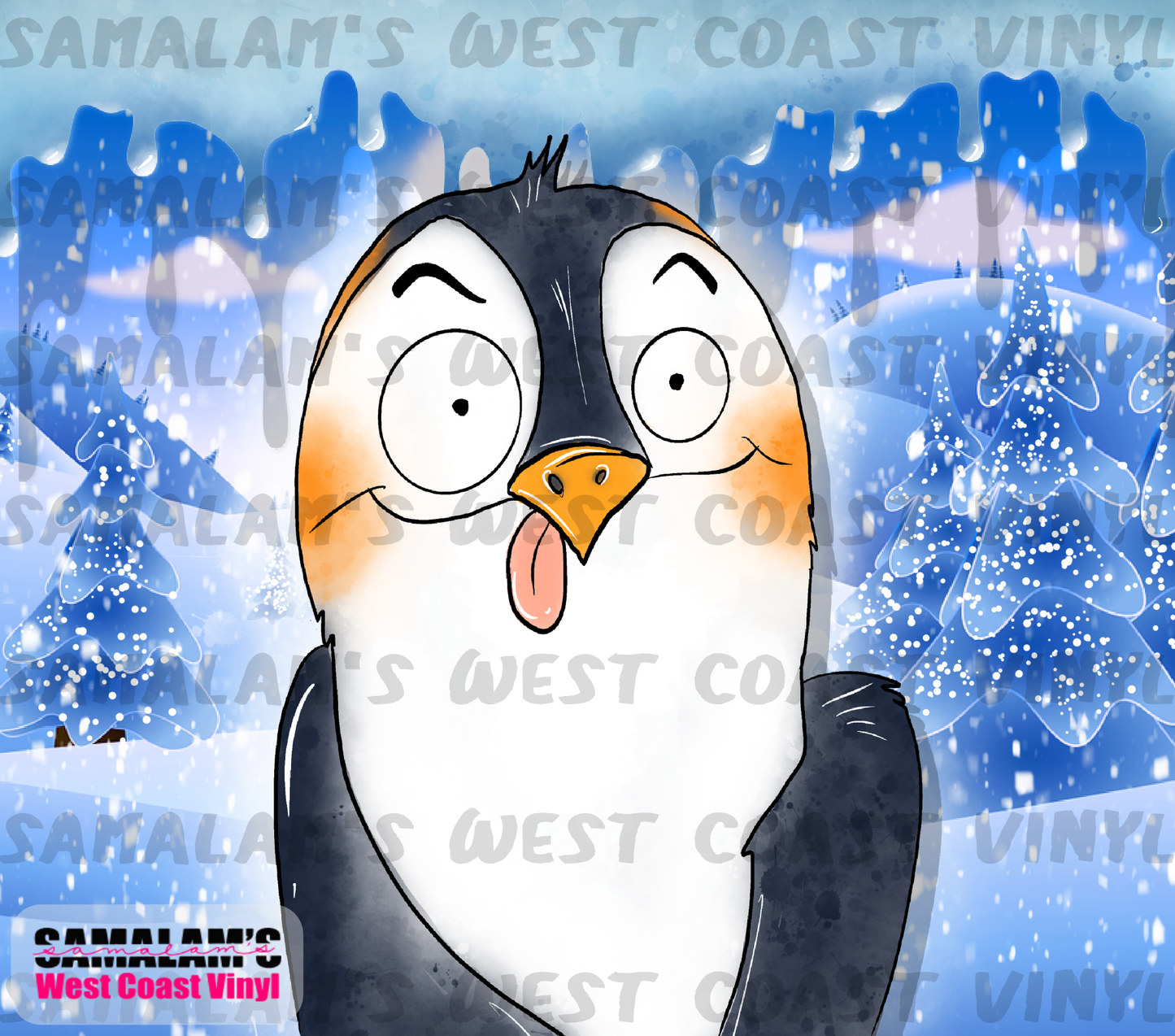 Looney Penguin - Tumbler Wrap