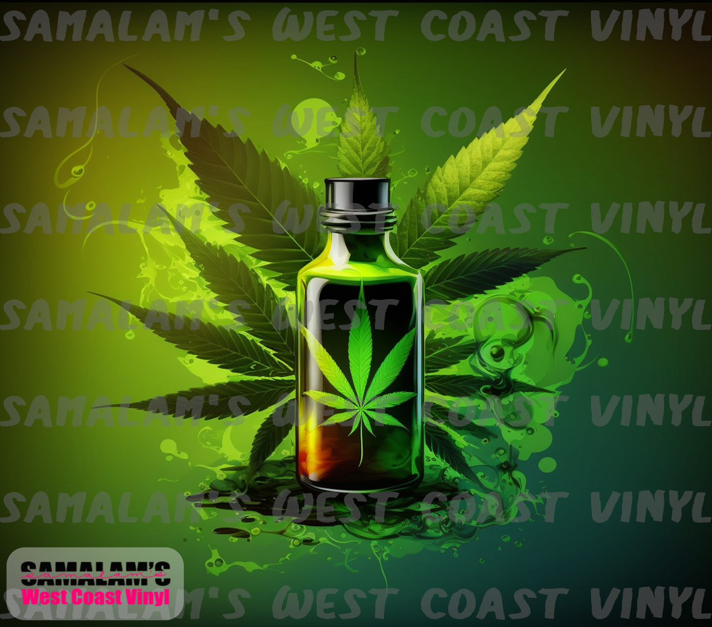 Medicinal Herb - Cannabis - Tumbler Wrap
