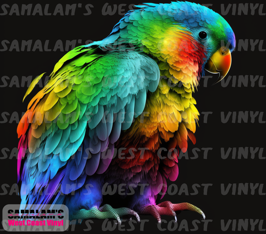 Neon Parrot - Tumbler Wrap