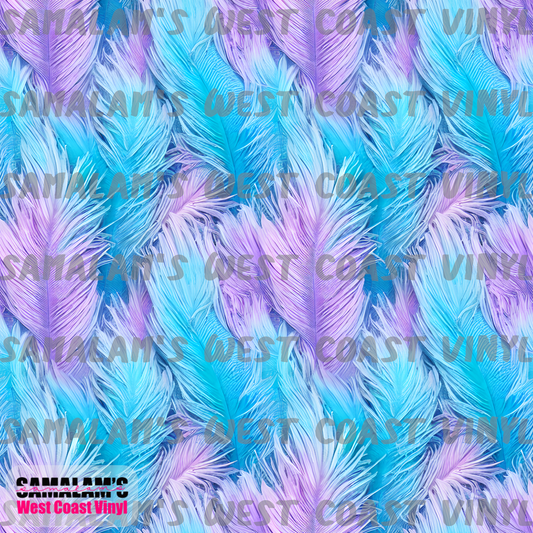 Pastel Feathers (Seamless)