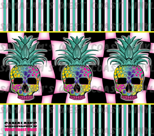 Pineapple Skull - Tumbler Wrap