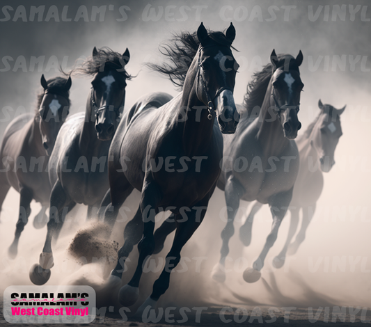 Running Horses - Tumbler Wrap