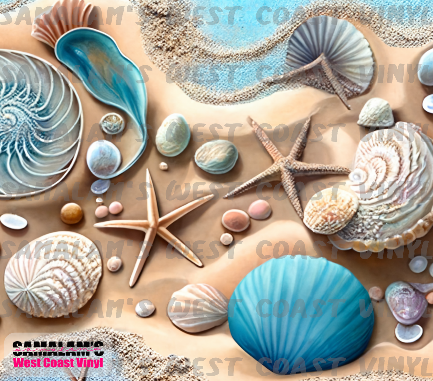 Sea Shells - Tumbler Wrap