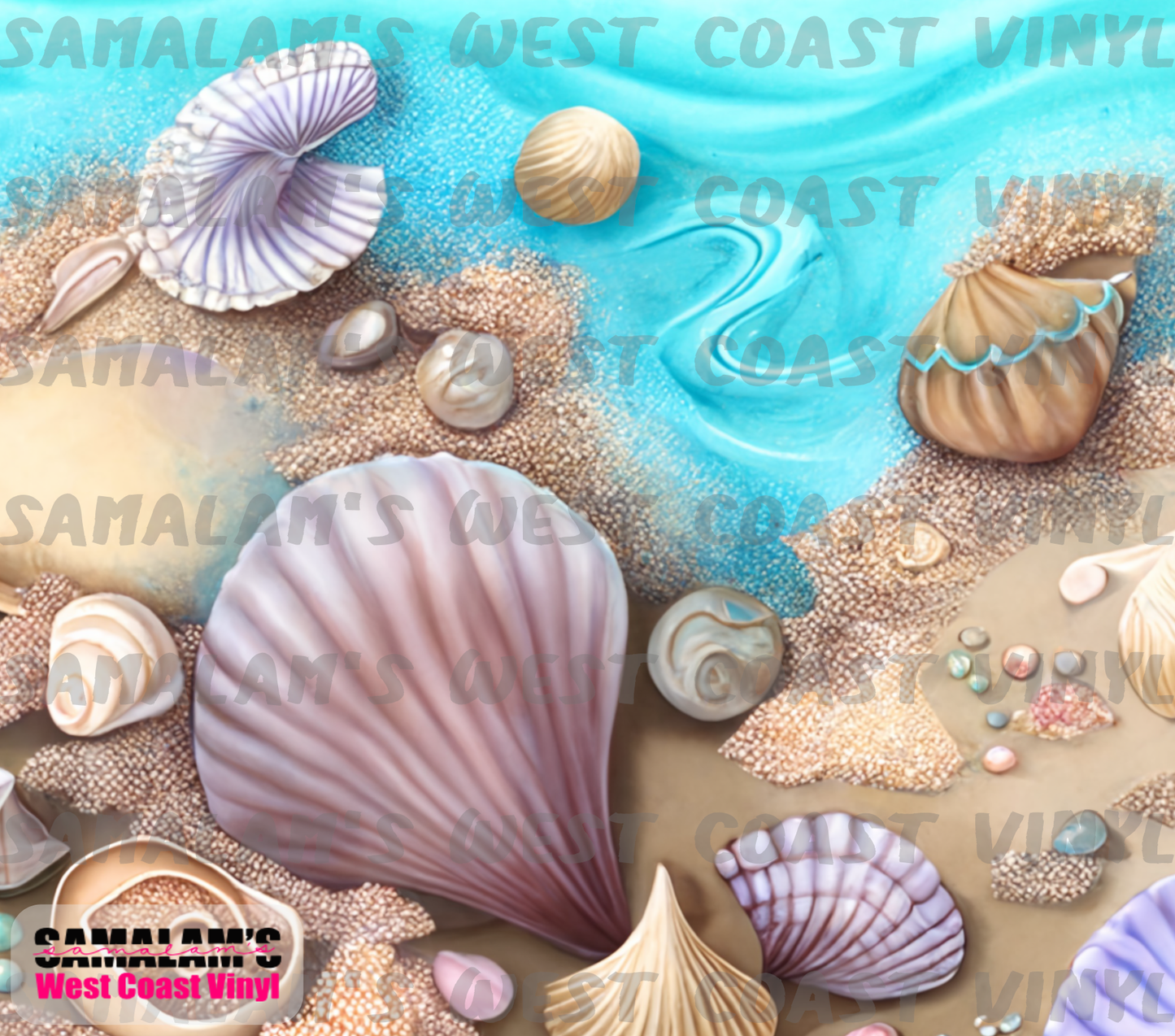 Sea Shells 2 - Tumbler Wrap