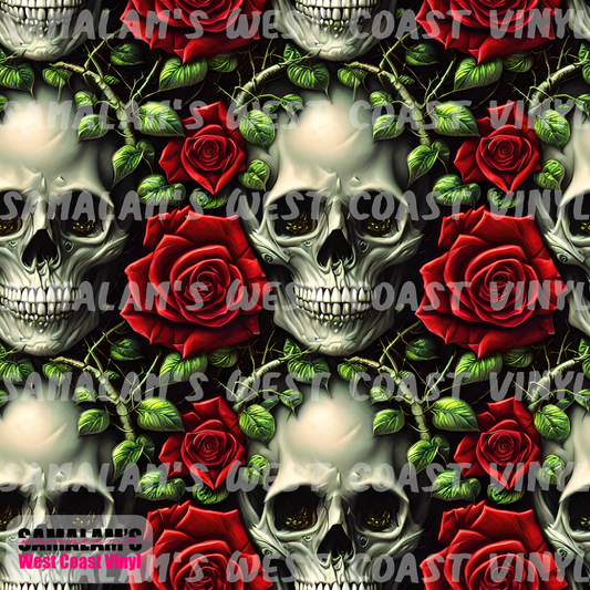 Skulls & Roses (Seamless)