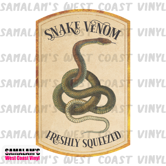 Apothecary Witch - Snake Venom - Sublimation Transfer