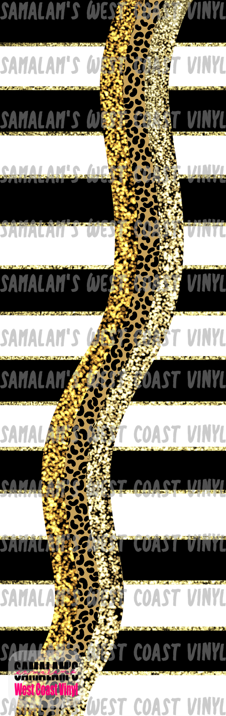 Stripes Animal Gold Leopard - Pen Wrap