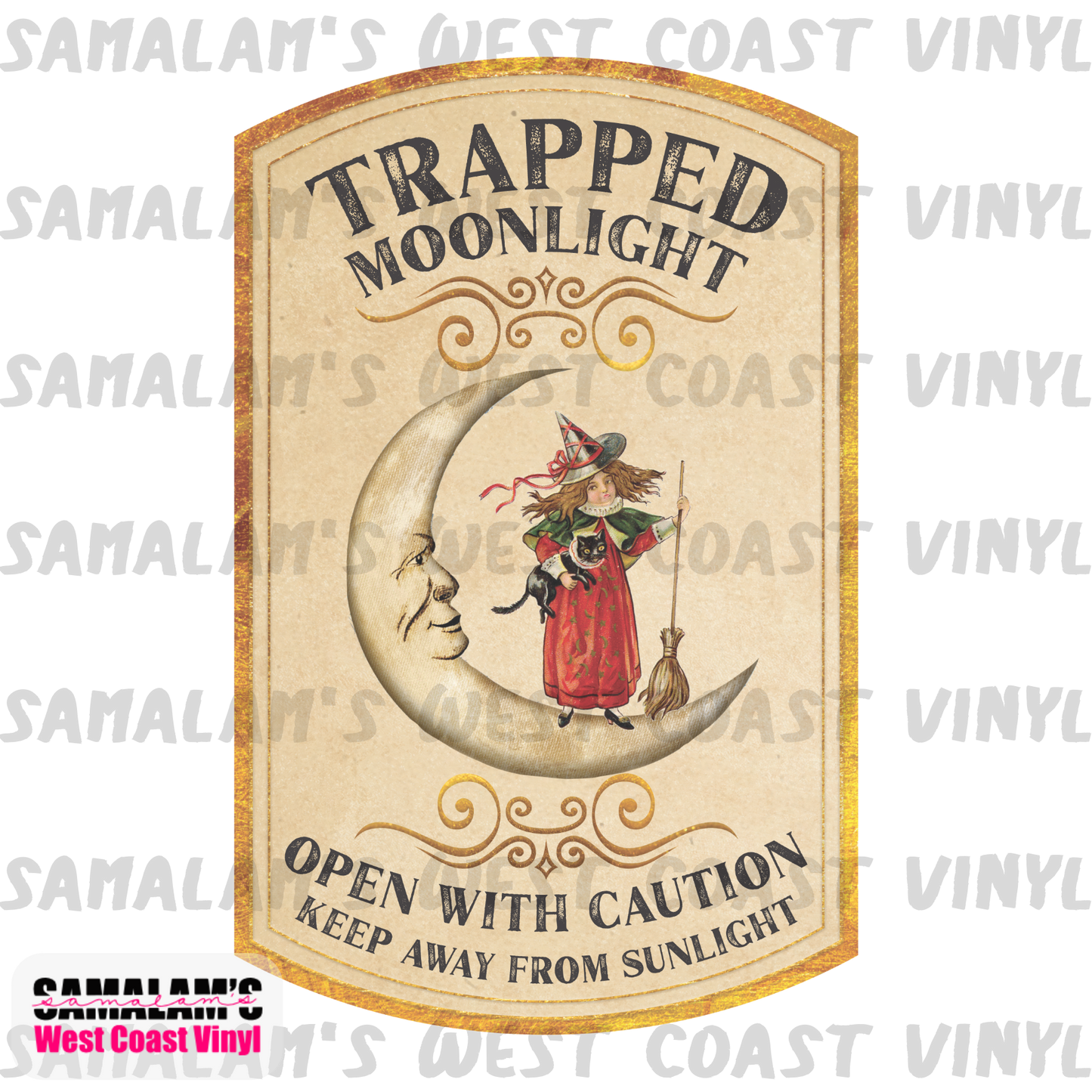 Apothecary Witch - Trapped Moonlight - Sublimation Transfer