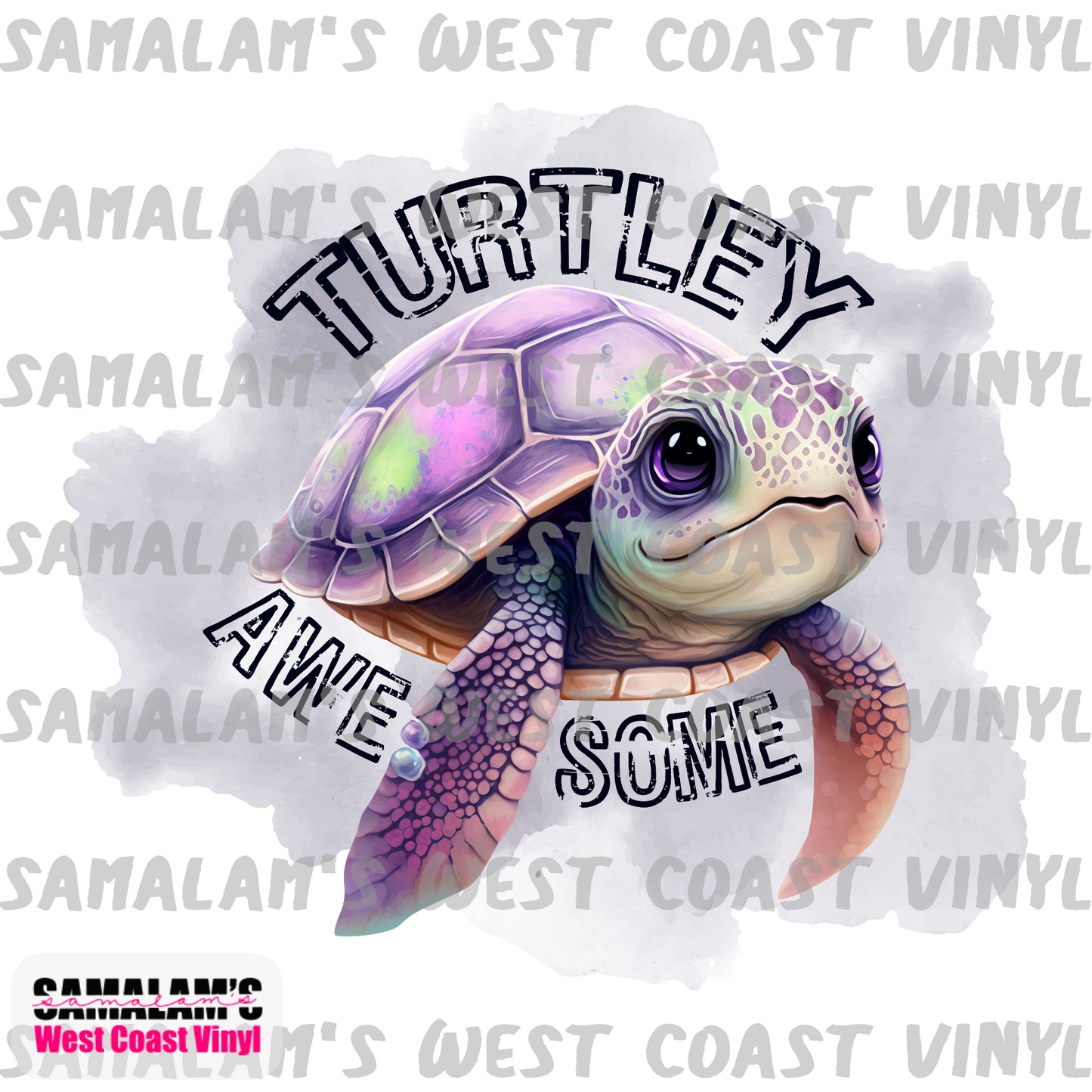 Turtley Awesome - Clear Cast Decal