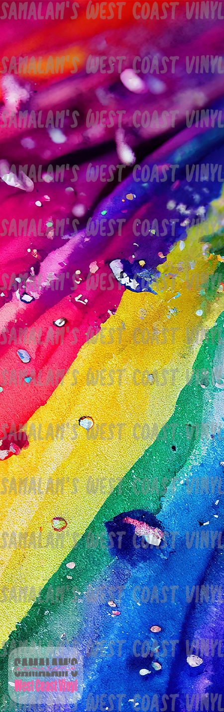 Watercolour Rainbow - 10 - Pen Wrap