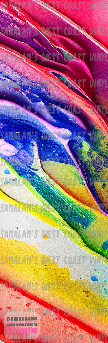 Watercolour Rainbow - 7 - Pen Wrap