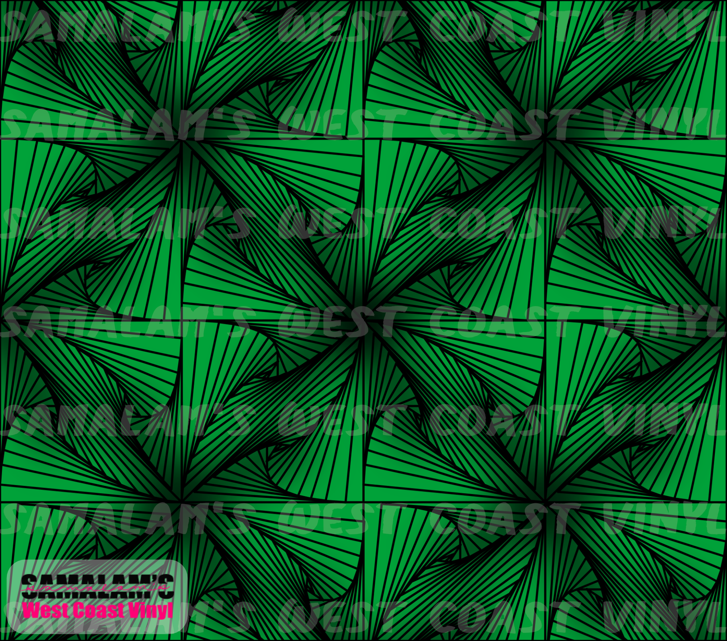 Zentangle 2 (Green) - Tumbler Wrap