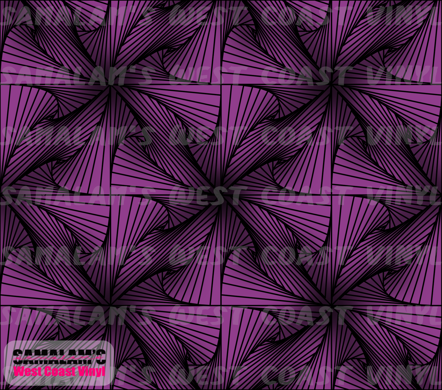 Zentangle 2 (Purple) - Tumbler Wrap