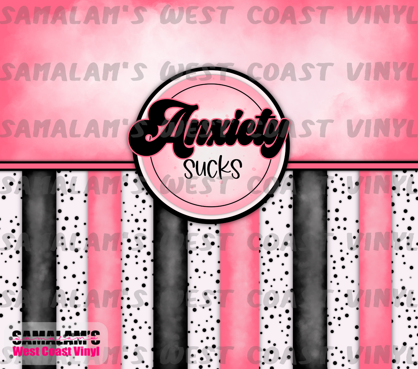 Anxiety Sucks - Tumbler Wrap