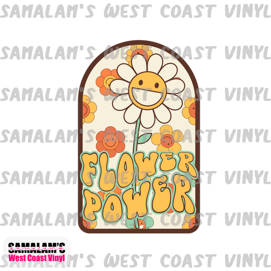 Flower Power - Clear Cast Decal
